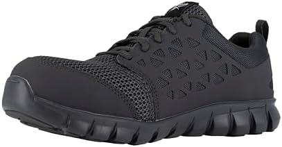 Reebok Men's Rb4041 Sublite Cushion Safety Toe Athletic Work Shoe Black