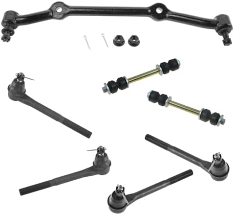 TRQ Front Steering & Suspension Kit Center Link Sway Bar Stabilizer Link