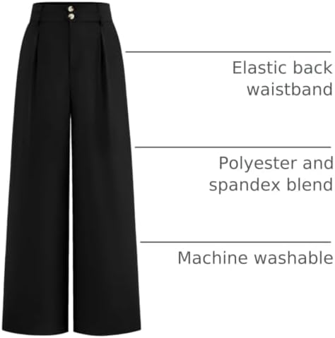 BTFBM Wide Leg Dress Pants Women Business Casual Outfits