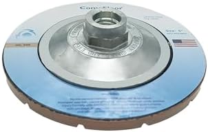 Concrete Grinding Wheel 5" Ceramic Diamond Cup Wheel for Floor Grinding, 400# Dry Edge Polishing Discs Fits Angle Grinder, 5/8"-11