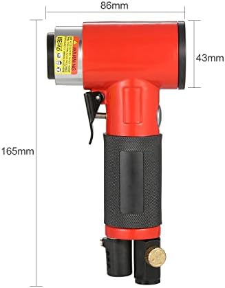 Mini Air Sander Pneumatic Orbital Polisher, High Speed 15000 RPM Compact Metal Sander for Woodworking Car Body Detailing