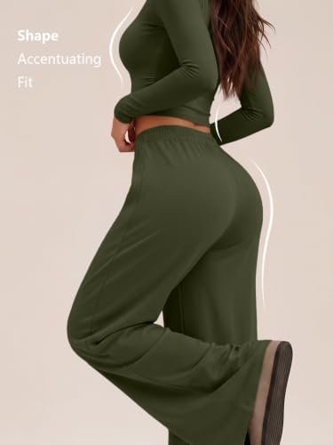 Trendy Queen Women's 2 Piece 2026 Fall Fashion Lounge Set with Pockets