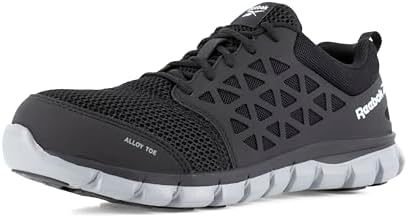 Reebok Men's Rb4041 Sublite Cushion Safety Toe Athletic Work Shoe Black