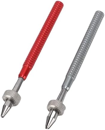 Jiawu Pin Vise Hand Drill, Compact Metal Construction Manual Jewelry Drill, Craft Tool with Portable Storage Case for Metal Wood Jewelry Plastic Resin Watch Repair
