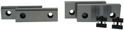 Two Set 6' Milling Vise Jaws Fitting KURT/GMT or Simila Type Milling Vise (4 PC) & 2 Pc Milling Work Stop