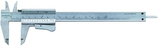 Stahlwille 77371001 Vernier Caliper, 150mm/6 Range, Stainless Steel, DIN 862, Made in Germany
