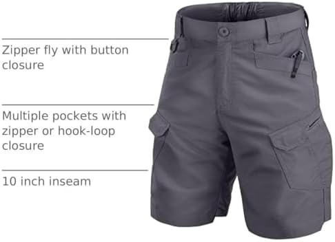 Mens Work Shorts Cargo Tactical Outdoor Wear Resistant Hiking Tool Shorts