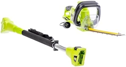 Earthwise CVPH43018 4.5-Amp 2-in-1 Convertible Pole Hedge Trimmer