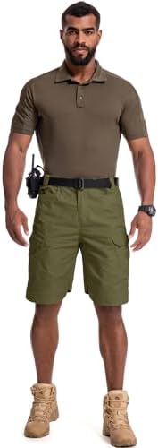 Mens Work Shorts Cargo Tactical Outdoor Wear Resistant Hiking Tool Shorts