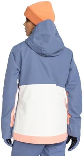 Roxy Women's Shelter Snowboard Jacket – 10k Waterproof Insulated Ski Jacket, Pfas-free, Hydrosmart Collar