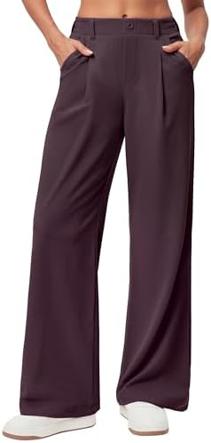 Ewedoos Wide Leg Dress Work Pants for Women Business Casual Office Outfits