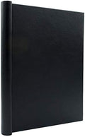 Faux Leather Springback Thesis Binder - Black, 1" Spine, by Bindertek