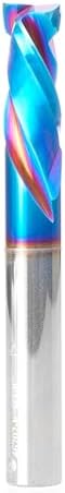 Amana Tool Spektra Extreme Tool Life Solid Carbide CNC Compression Spiral Router Bit, 46702-K, 3/8 D x 7/8 CH x 3/8 Shank x 3 Inch Long 2 Flute