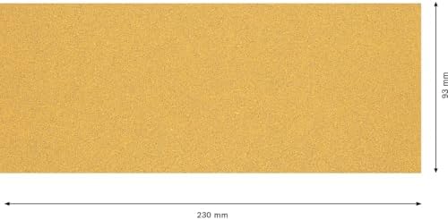 Bosch Professional 10x Expert C470 Sandpaper (for Hardwood, Paint on Wood, 93x230 mm, Grit 60, Accessories Orbital Sander)