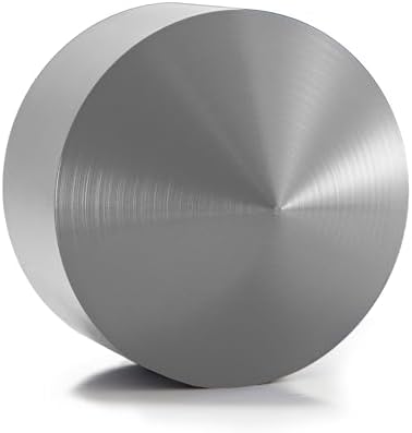 PACLOCK's 9-Series Patented Cone Puck w/Tapped Holes, UCS, High Performance 6-Pin Cylinder, Keyed Differently w/ 2 Keys, Silver