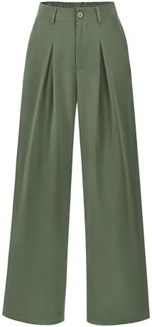 BTFBM Fall High Waisted Business Casual Palazzo Pants for Women Dressy 2026