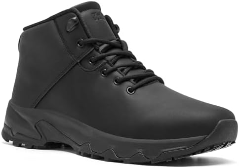 SHULOOK Non Slip Work Boots for Men Slip Resistant Shoes Restaurant Kitchen