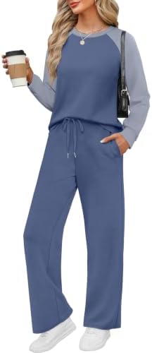 WIHOLL Lounge Sets for Women 2 Piece Fall Outfits 2026 Fashion S-2XL