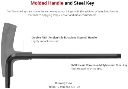 TEKTON Star T-Handle Key Set, 13-Piece | KTT90401 | T6 - T50