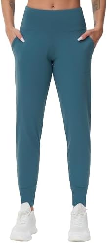 THE GYM PEOPLE Women's Workout Joggers Pants Lightweight Lounge Leggings