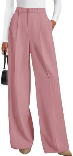 PRETTYGARDEN Women's Flowy Wide Leg Dress Pants
