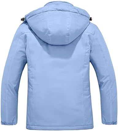 wantdo Women's Ski Jacket Waterproof Warm Fleece Lined Winter Snow Coat