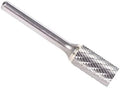 Drill America SA-7 Carbide Burr/Rotary File Cylindrical Double Cut for Die Grinder 3/4" Dia. x 1" Cut Length with 1/4" Shank and 2-3/4" Overall Length, DUL Series