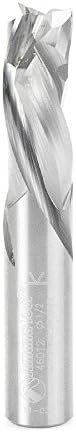 Amana Tool - 46012 CNC Solid Carbide Compression Spiral 3 Flute x 1/2 Dia x 1-1/4 x 1/2 In
