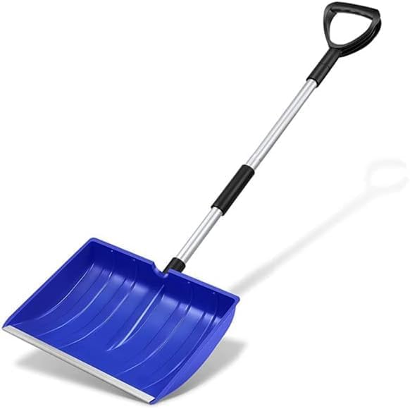 Compact Snow Shovel for Trunk Emergency, Detachable for SUV & Car (Blue)