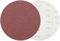 HARFINGTON 8 Pcs 12 Inch Sanding Discs 180 Grit Red Aluminum Oxide
