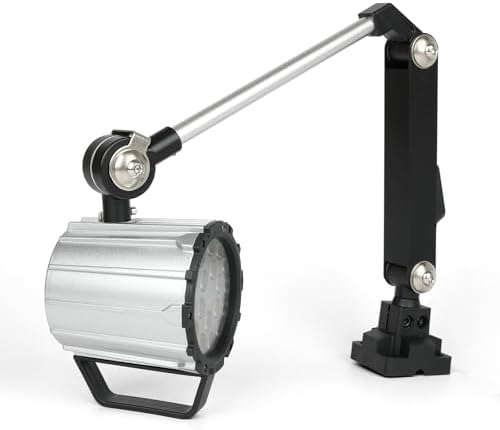 New Led Wood Lathe Light, 20W Machine Lamp, 2000 Lumens Flexible Work Light for Wood Lathe, Drill Press, 110-220v