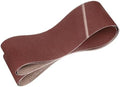 HARFINGTON 6 x 80 Inch Sanding Belts, 2 Pcs 80 Grits Aluminum Oxide