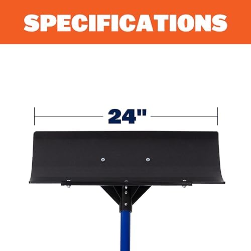 MARSHALLTOWN Polar Pusher 24 Inch Snow Pusher Shovel, Assembled in the USA