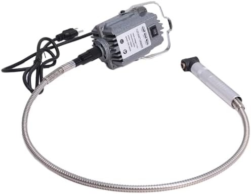 1000W Hanging Flex Shaft Die Grinder Sander Polisher Rotary Tool, Foot Pedal Control, Extendable Polising Handle, Forward and Reverse Rotation
