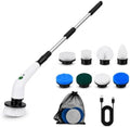 PPLEE Electric Spin Scrubber, Cordless Spin Scrubber, 3 Speeds, Long Handle