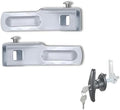 2PCS Truck Cap Locking T-Handle Cam, T Handle Locks Cam for Truck Topper, Camper Shell Accessories (Left&Right)