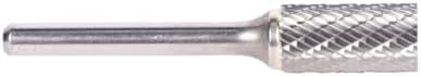Drill America SA-7 Carbide Burr/Rotary File Cylindrical Double Cut for Die Grinder 3/4" Dia. x 1" Cut Length with 1/4" Shank and 2-3/4" Overall Length, DUL Series