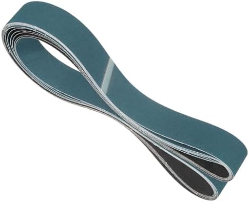 6 Pcs Sanding Belts 2-1/2 x 60 Inch 120 Grit Zirconia
