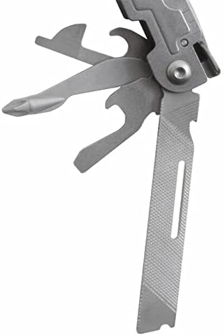SOG PowerAccess Stainless Steel Multi-Tool Well-Rounded One-Handed Lightweight Daily Pocketable for Backcountry 18 Tools, Stone Wash