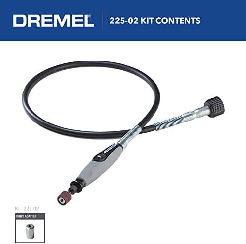 Dremel 575 Right Angle Attachment for Rotary Tool with Flex Shaft Rotary Tool Attachment with Comfort Grip and 36” Long Cable