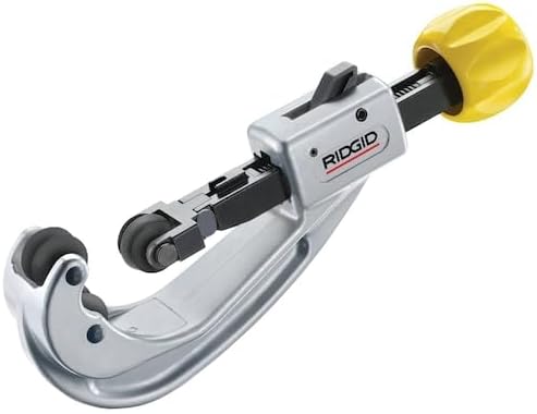 RIDGID 29963 Model 35S 1/4" to 1-3/8" Stainless Steel Tubing Cutter with X-CEL Knob, Silver