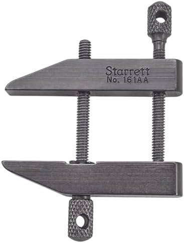 Starrett Toolmakers Parallel Clamp, 3/4" Capacity, 21/32" Throat Depth