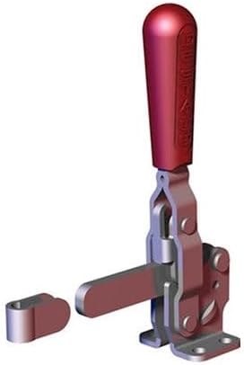 DESTACO 207-S Vertical Hold-Down Toggle Clamp - 500 lb Holding Capacity, 2.22-Inch Clamp Arm, Steel, Flange Base