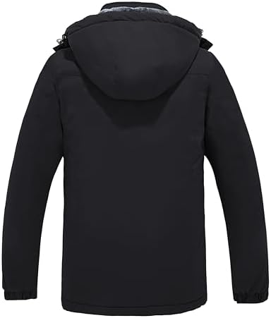 wantdo Women's Ski Jacket Waterproof Warm Fleece Lined Winter Snow Coat