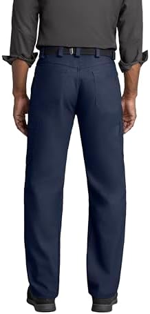 Red Kap Men's Performance Shop Pant - Double Knee Work Pants, Regular Fit, Concealed Zippers for Scratch Protection