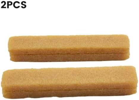 Rubber Eraser Sandpaper Cleaner for Sanding Belts Drum Sanding Discs Natural Rubber Cleaning Block Woodworking Tool 6 x 1 x 1 Inch (2 Pack)