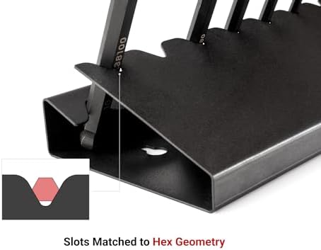 TEKTON 11-Tool Hex T-Handle Key Metal Stand (5/64-3/8 in.) | OKH61501