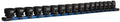 Capri Tools 3/8 in. Drive Stubby Impact Socket Set, Metric, 8 to 24 mm, 17-Piece with Blue Aluminum Socket Rail
