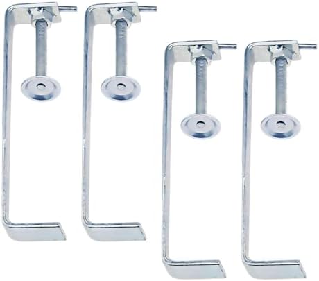 4Pcs Brick Profile Clamps,Steel Plate Clamp,Multipurpose,Angle Clamp Holder Brick Clamping Clips, for Construction Workers, length 20cm