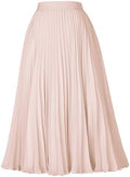 GRACE KARIN Pleated Midi Skirt for Women Chiffon A-Line Outfits